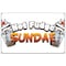 Signmission Hot Fudge Sundae Banner Concession Stand Food Truck Single Sided B-60 Hot Fudge Sundae19 - alternate 1